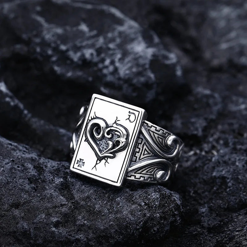 Poker Ring Ace of Spades