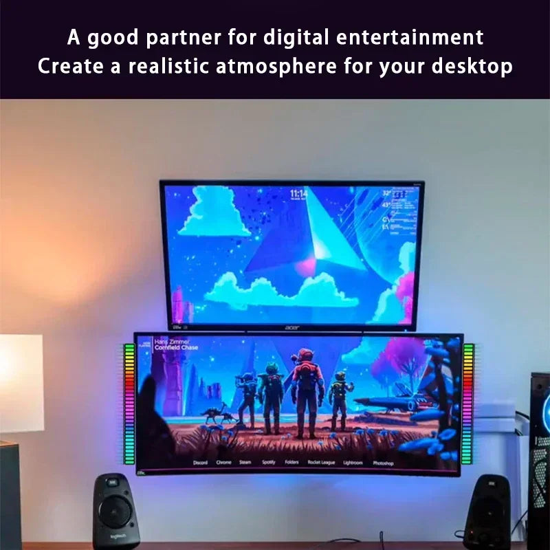 RGB LED Strip Light Sound Control