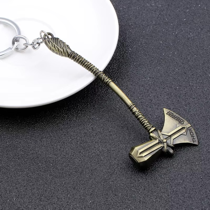 Thor Hammer Axe Keychain