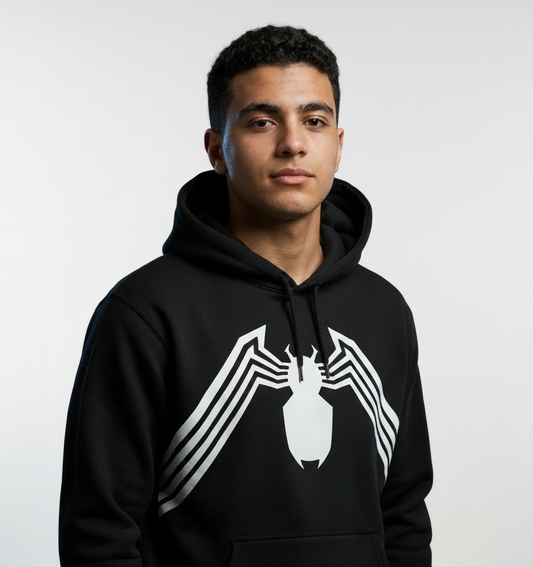 venom black hoodie