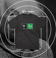 nickel gallium  black t-shirt