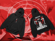 toji black and white hoodie