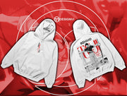 toji black and white hoodie
