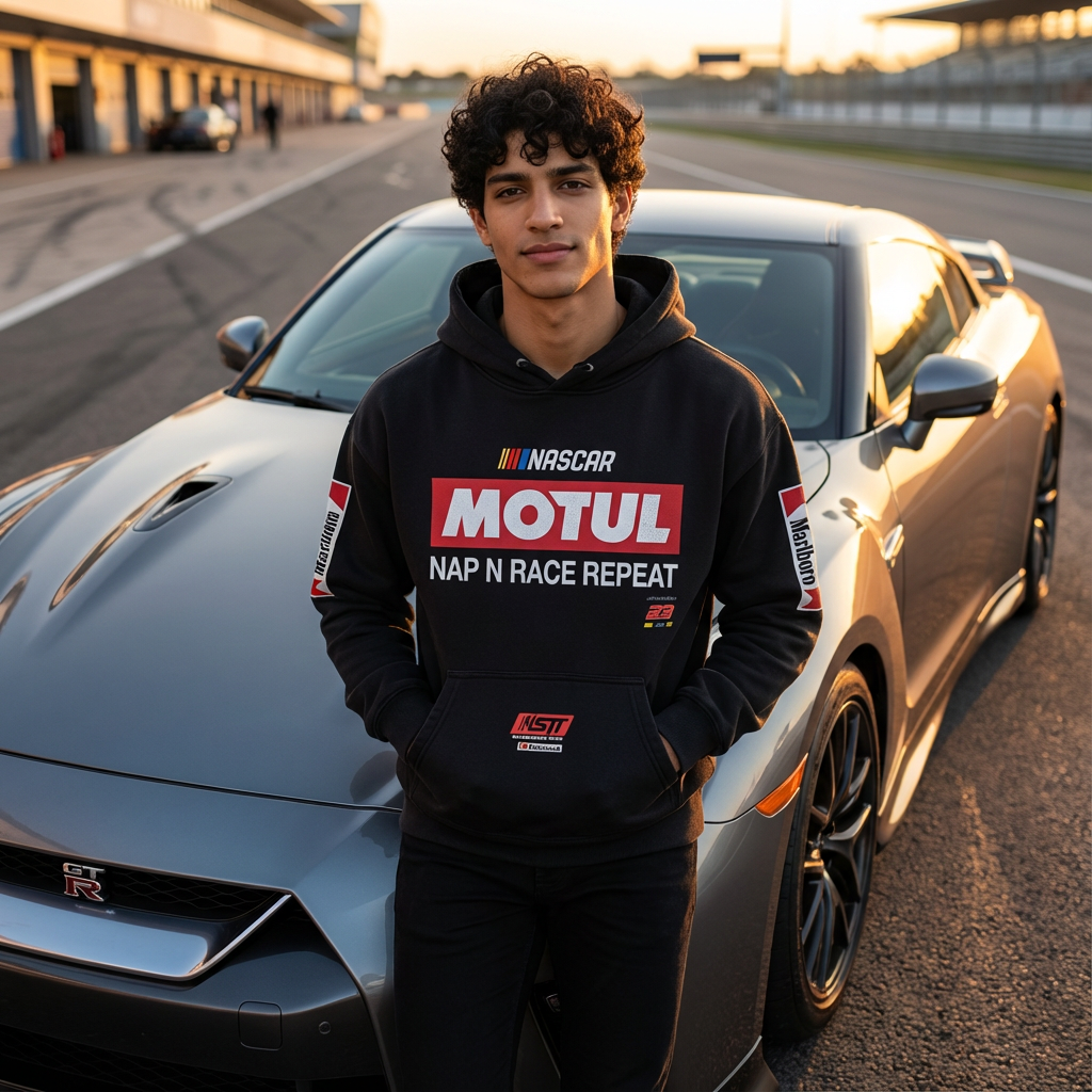 F1 black hoodie