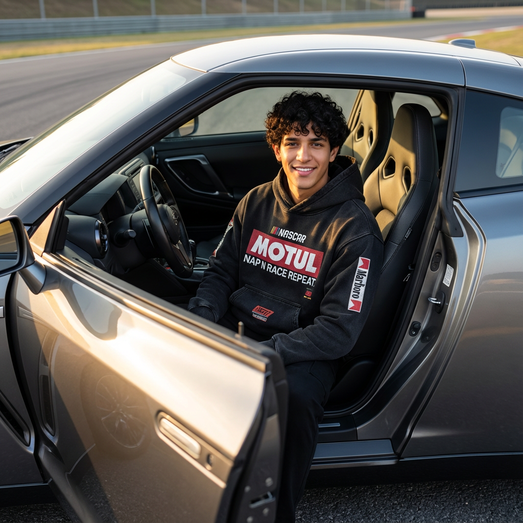 F1 black hoodie