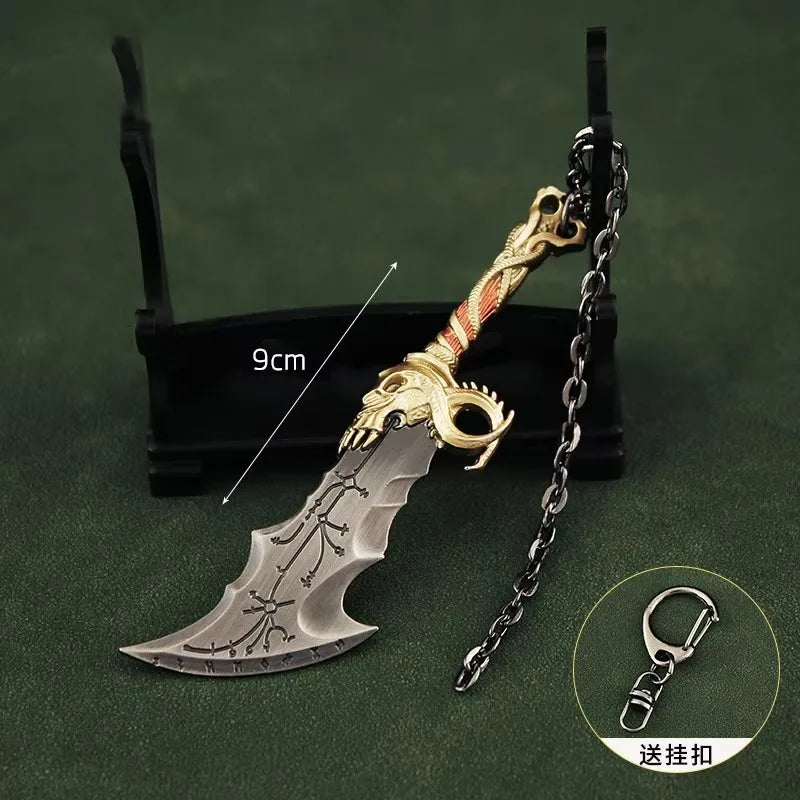 Blades of Chaos 9 cm keychain