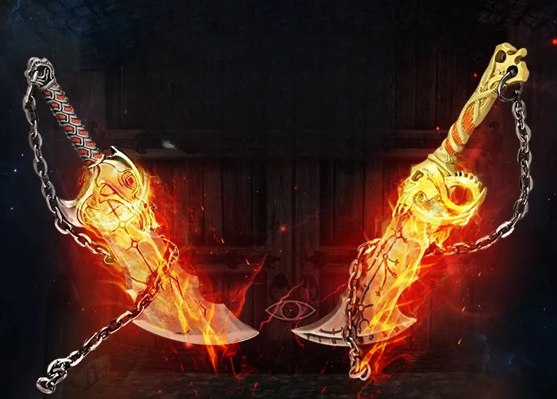 Blades of Chaos 9 cm keychain