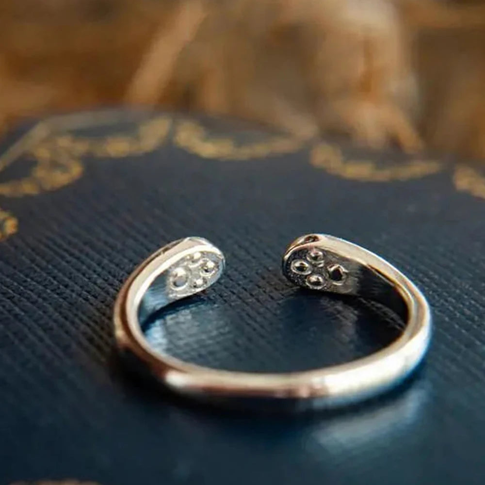 Cat Paw print ring