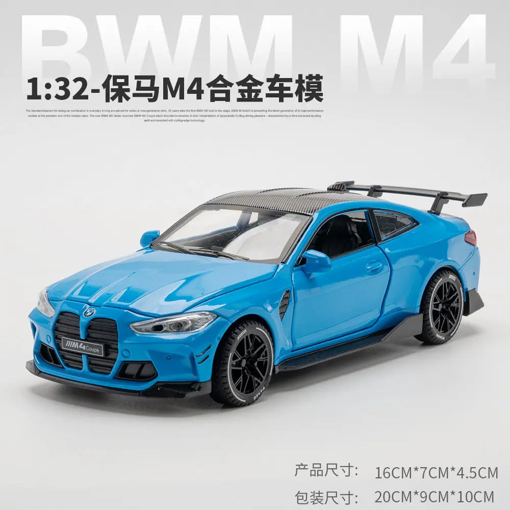 1:32 BMW M4 Coupe X5 XM X3M SUV M8 Supercar Alloy Metal Diecast Model