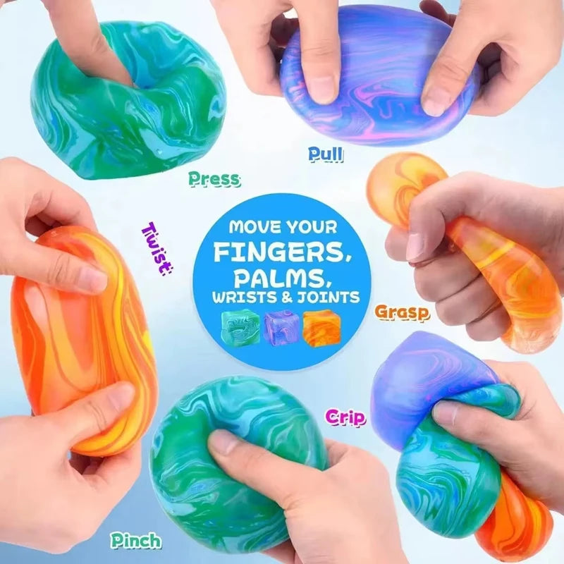 Soft and Glutinous Sensory Stress-relief Toy Cube