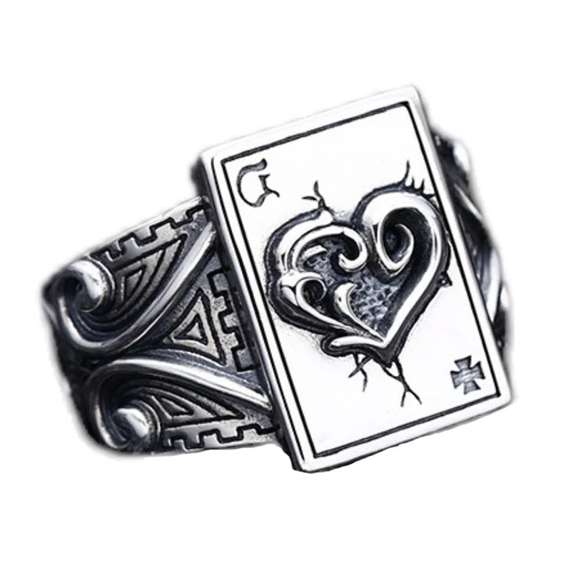 Poker Ring Ace of Spades