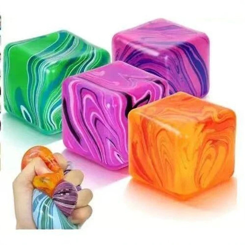 Soft and Glutinous Sensory Stress-relief Toy Cube
