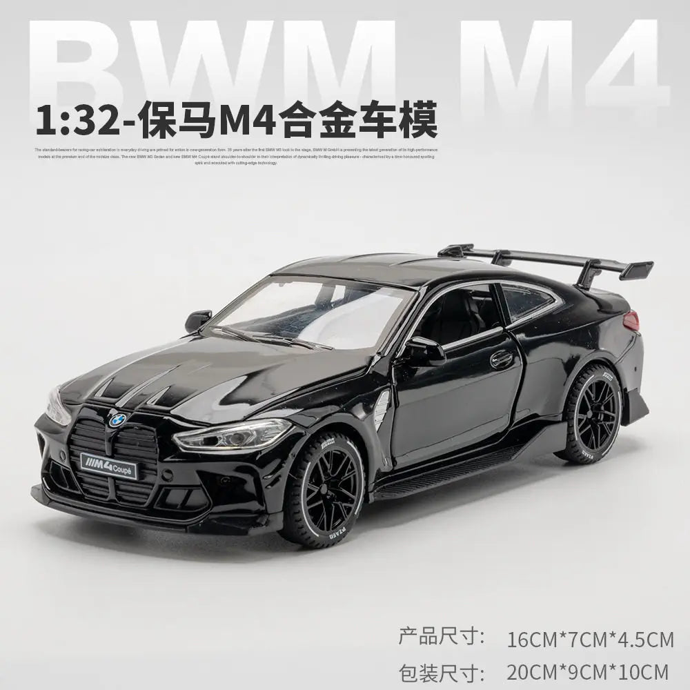 1:32 BMW M4 Coupe X5 XM X3M SUV M8 Supercar Alloy Metal Diecast Model