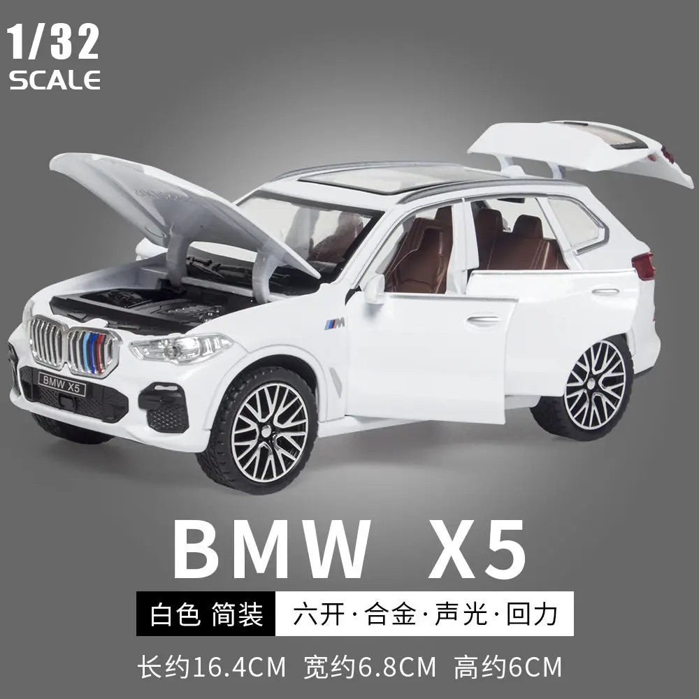 1:32 BMW M4 Coupe X5 XM X3M SUV M8 Supercar Alloy Metal Diecast Model