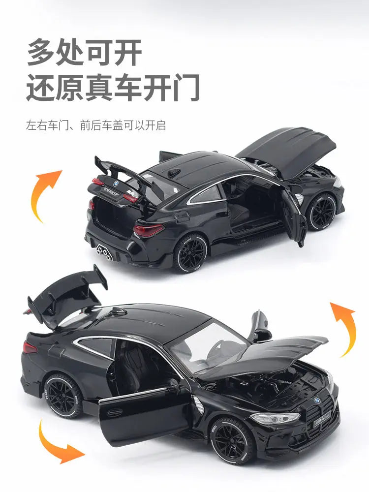 1:32 BMW M4 Coupe X5 XM X3M SUV M8 Supercar Alloy Metal Diecast Model