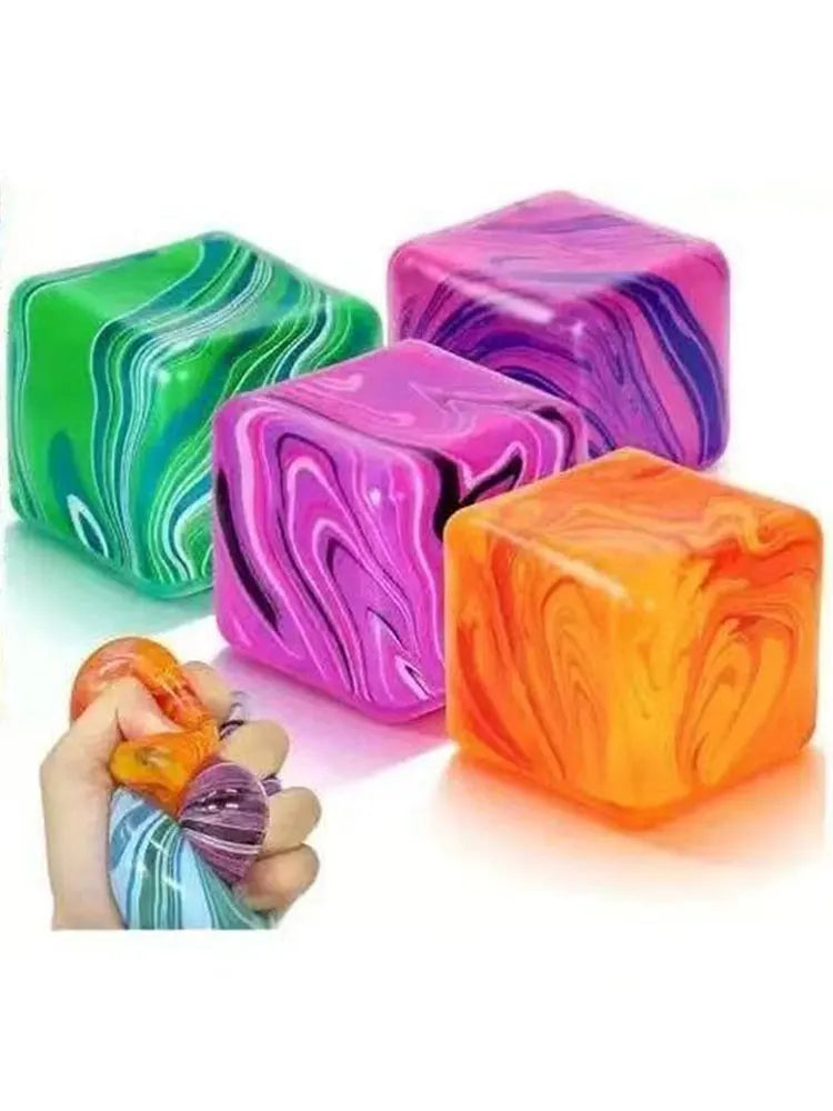 Soft and Glutinous Sensory Stress-relief Toy Cube