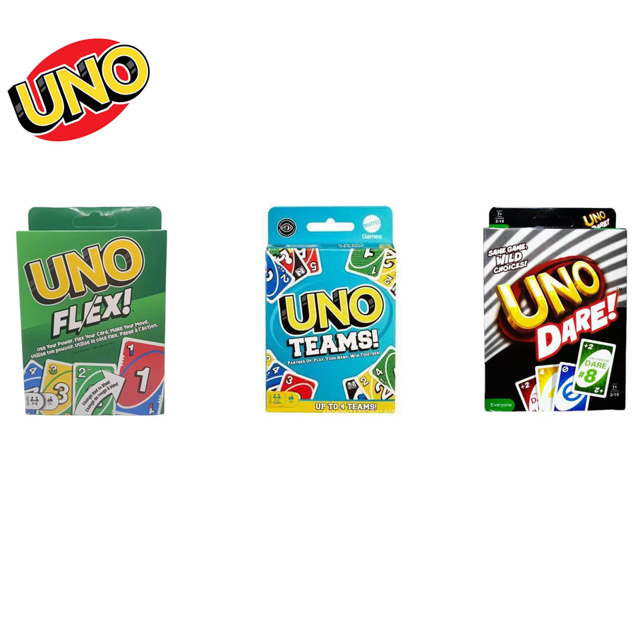 UNO Flex Card Game, Teams, Dare, Social Board Table Party Games