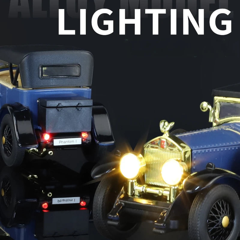 1:24 Phantom 1925 1th Vintage Car Alloy Diecast Car Model