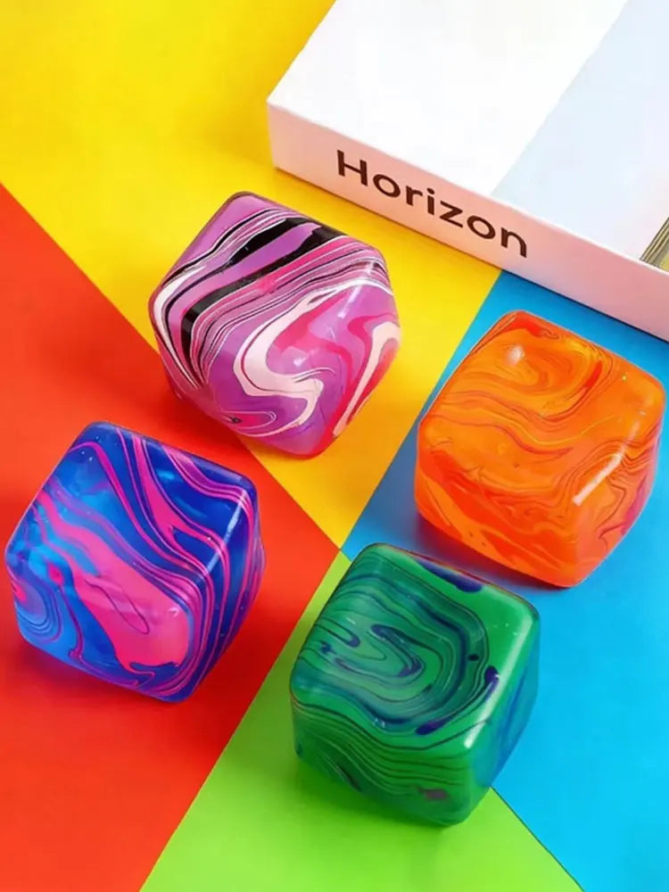 Soft and Glutinous Sensory Stress-relief Toy Cube