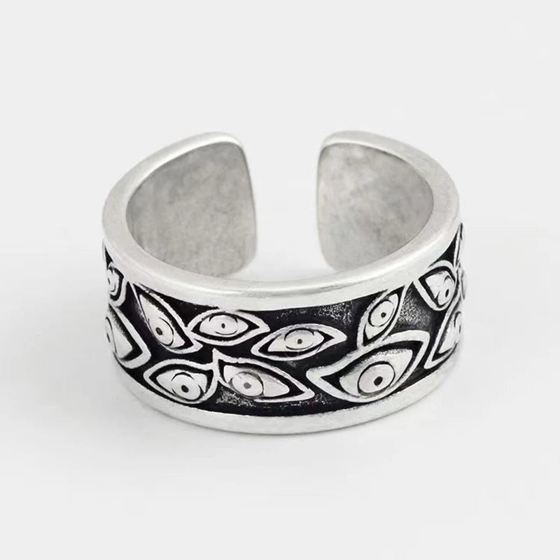 Retro evil Eyes Ring