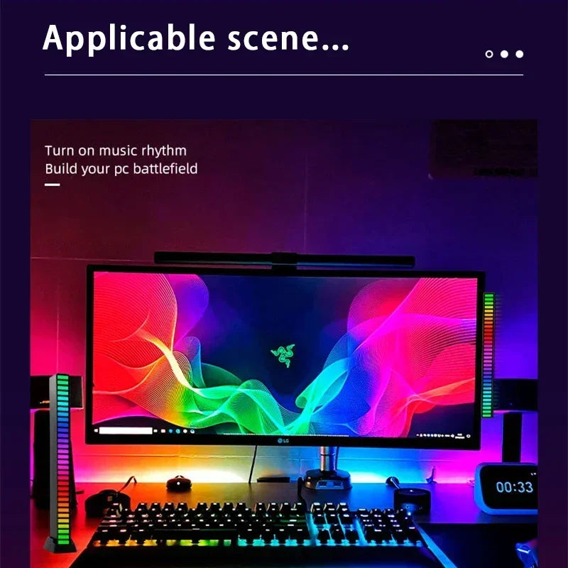 RGB LED Strip Light Sound Control