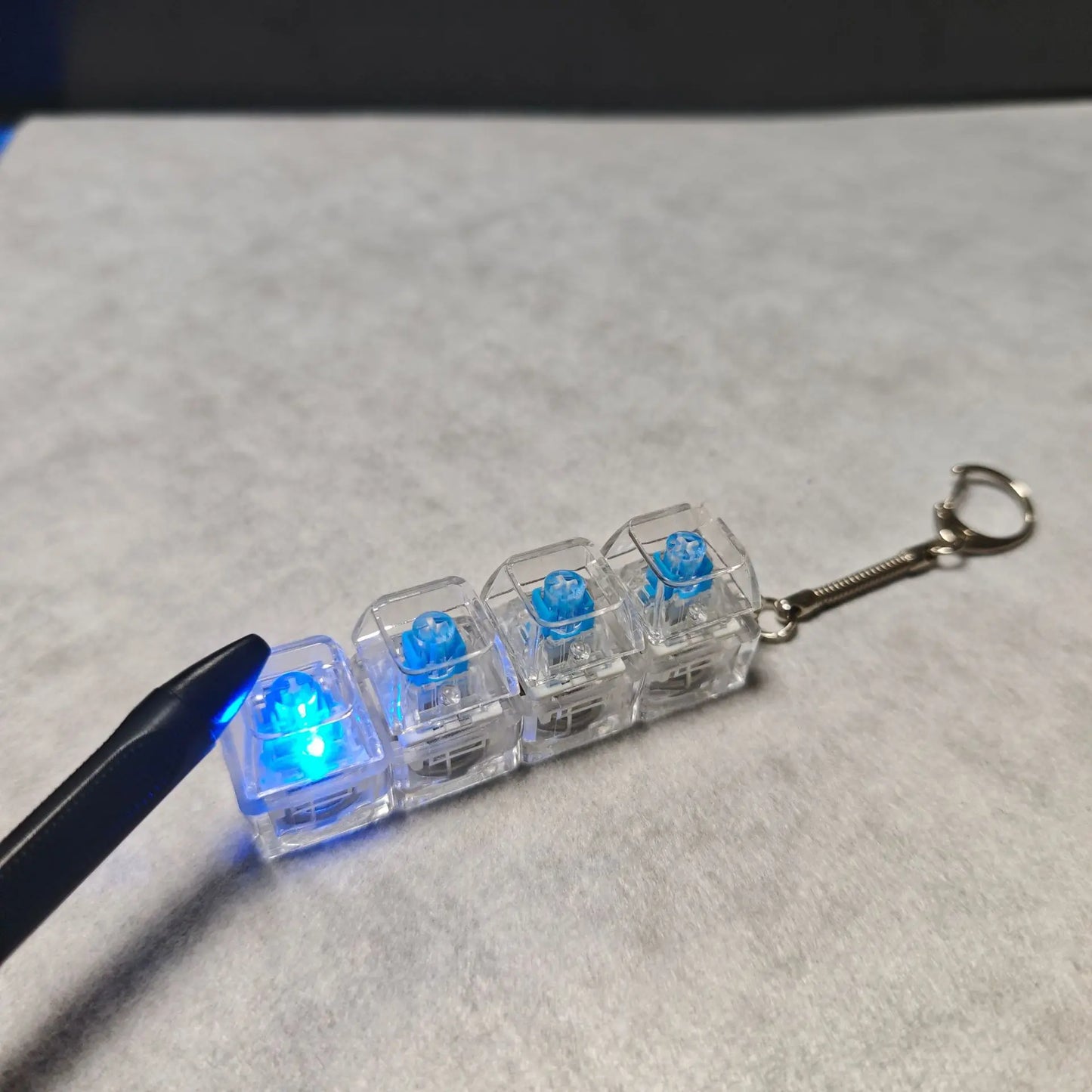 4Keys Mechanical Keyboard Keychain
