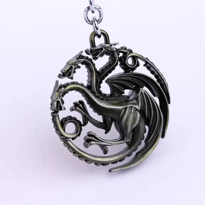 dragon game of thrones keychain