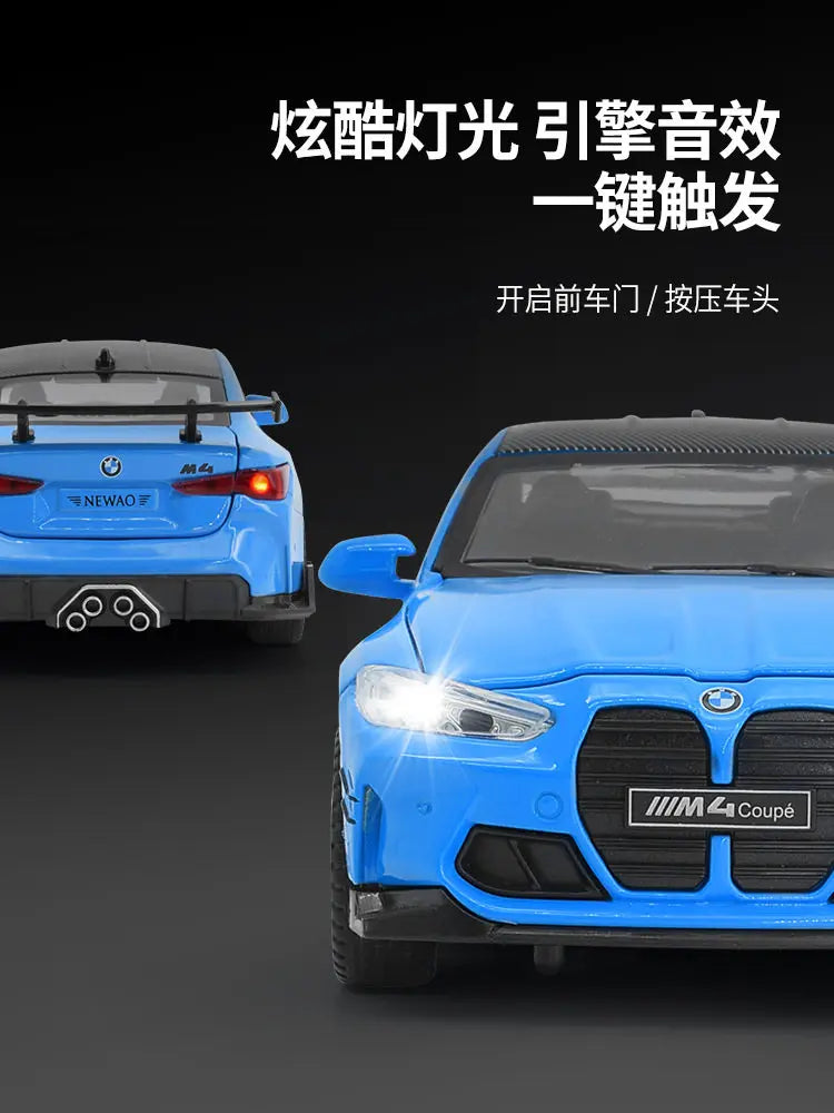 1:32 BMW M4 Coupe X5 XM X3M SUV M8 Supercar Alloy Metal Diecast Model