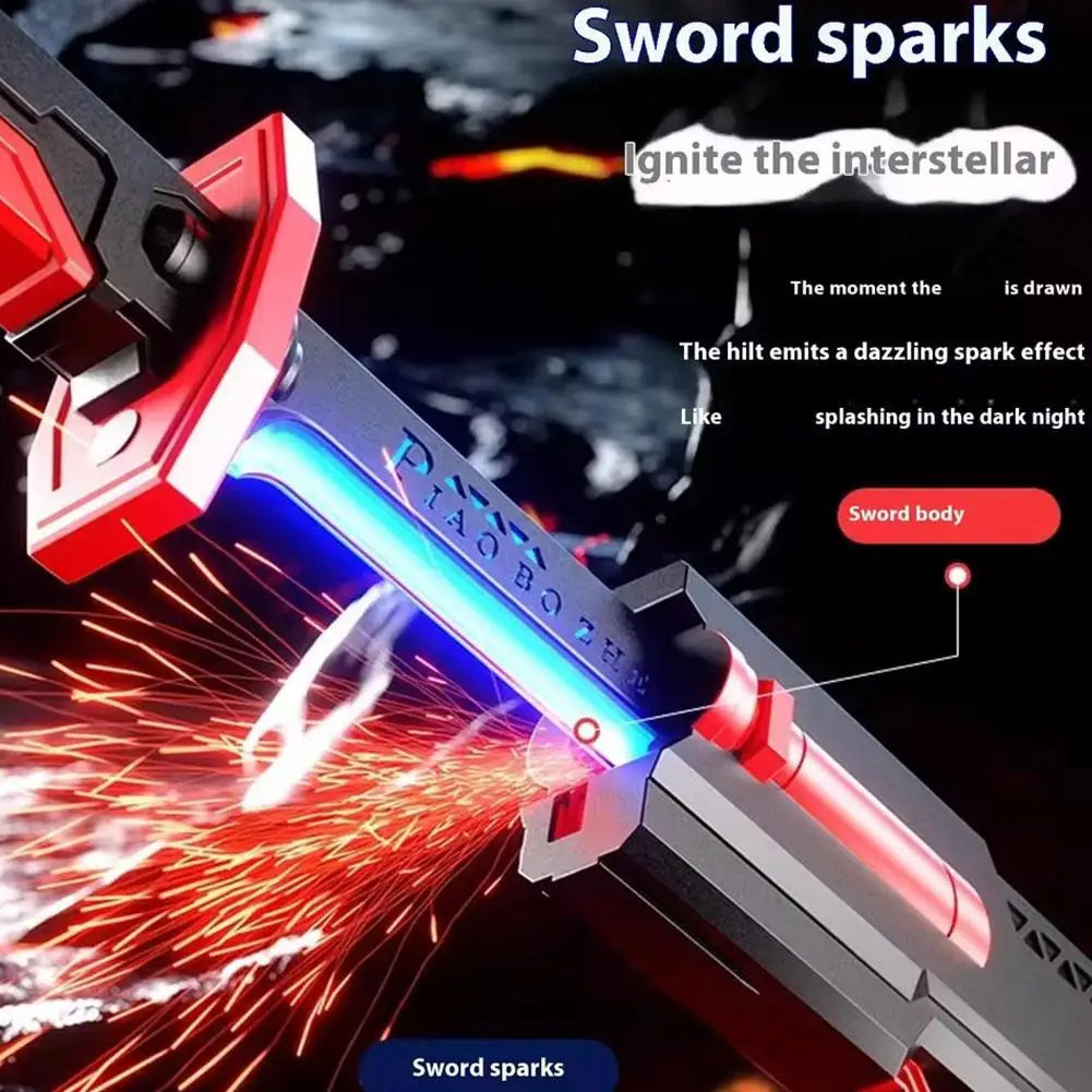 Auto-Retract Sparkblade Sword With Sparks