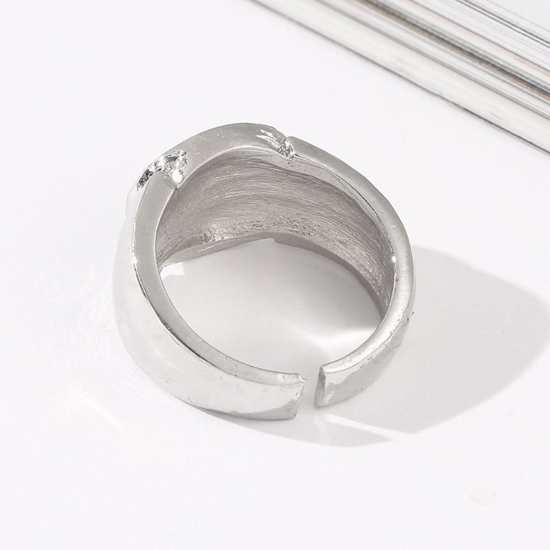 Fashion Punk Alloy Number Black 8 Eight Billiard Ball Ring Mens Ring Punk Style Hip Hop Party Jewelry Birthday Gift