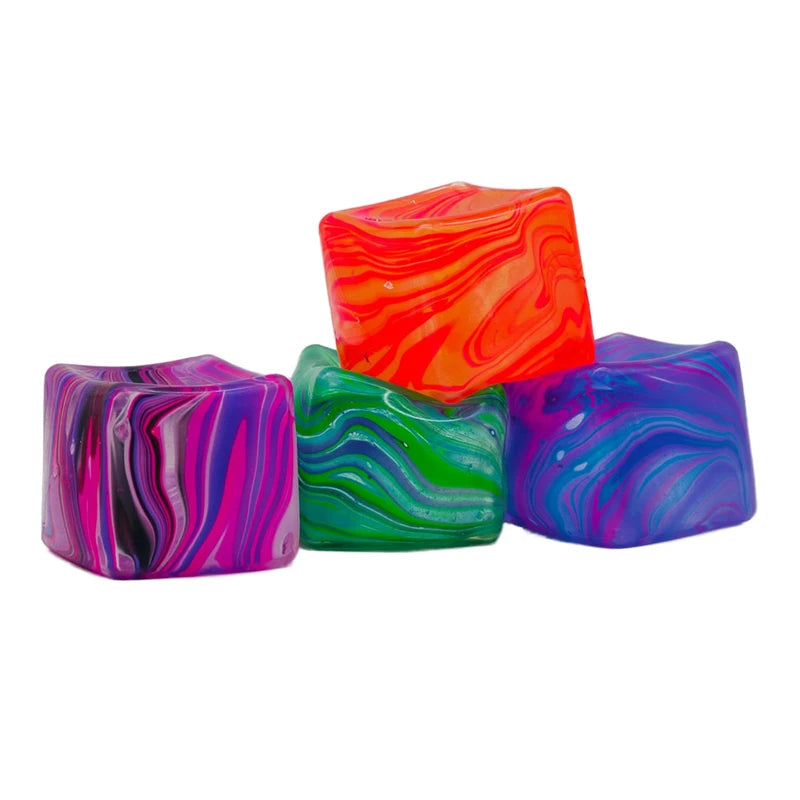 Soft and Glutinous Sensory Stress-relief Toy Cube