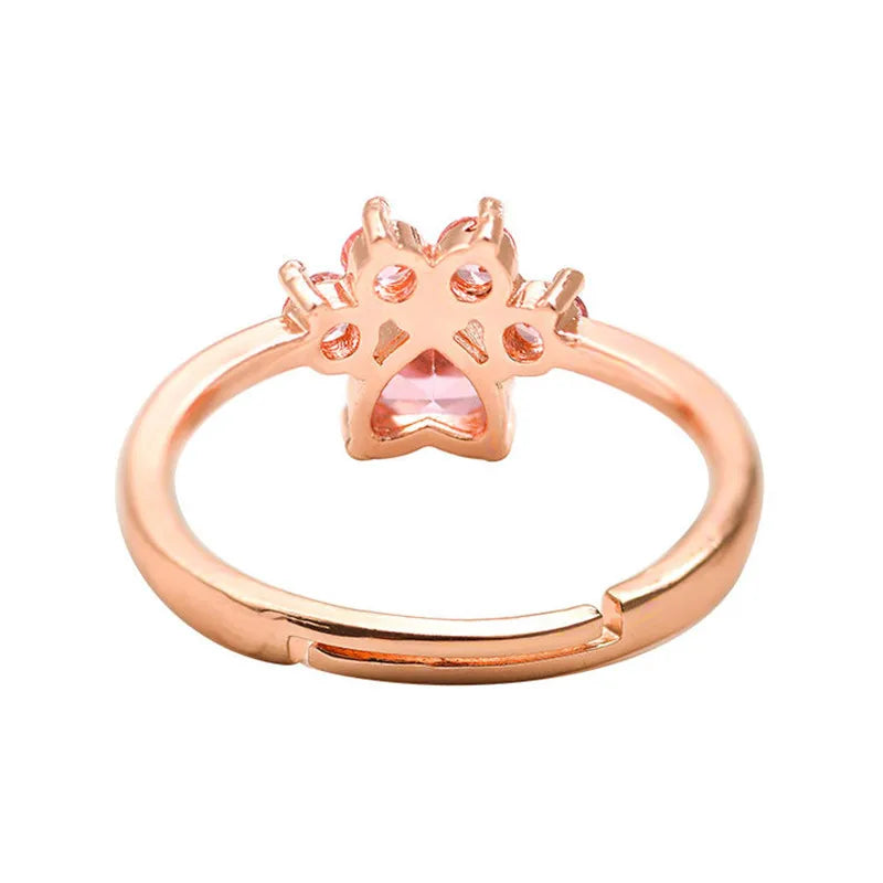 Cute Cat Claw Ring