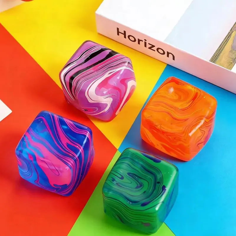 Soft and Glutinous Sensory Stress-relief Toy Cube