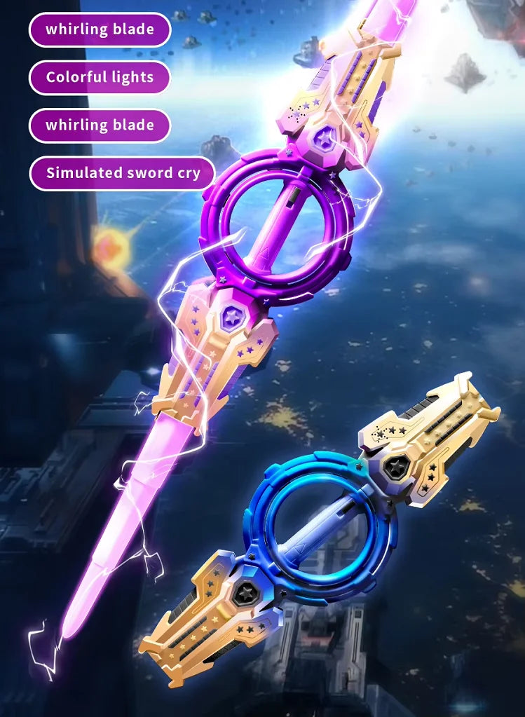 Rotating Galaxy Sword