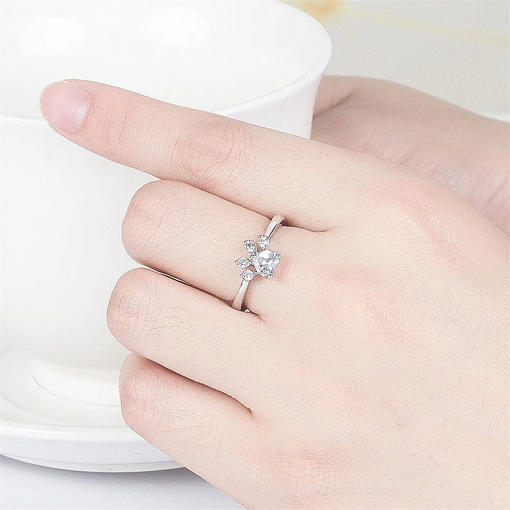 Cute Cat Claw Ring