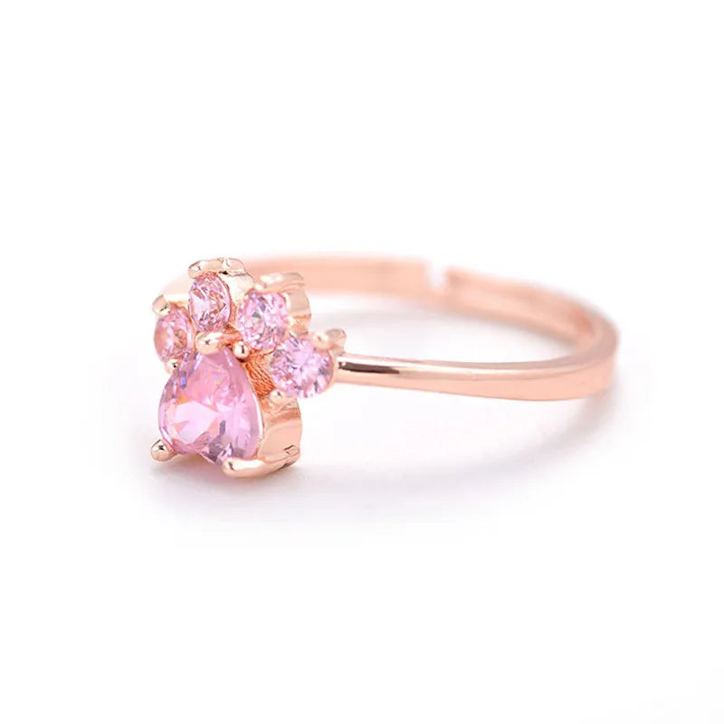 Cute Cat Claw Ring