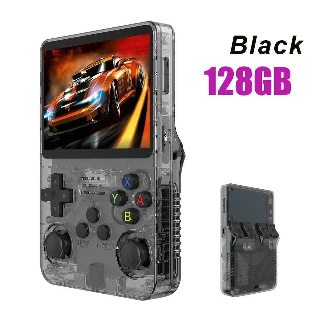 Open Source R36S Video Game Console Linux System 3.5 Inch IPS Screen Portable Pocket Video Player 64G