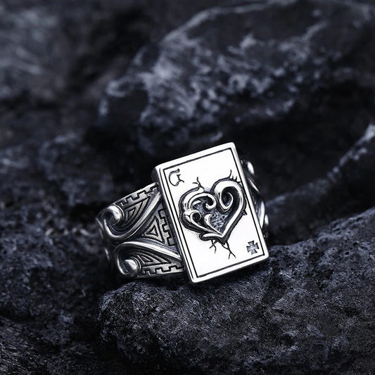 Poker Ring Ace of Spades