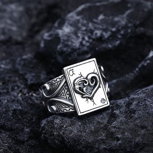 Poker Ring Ace of Spades