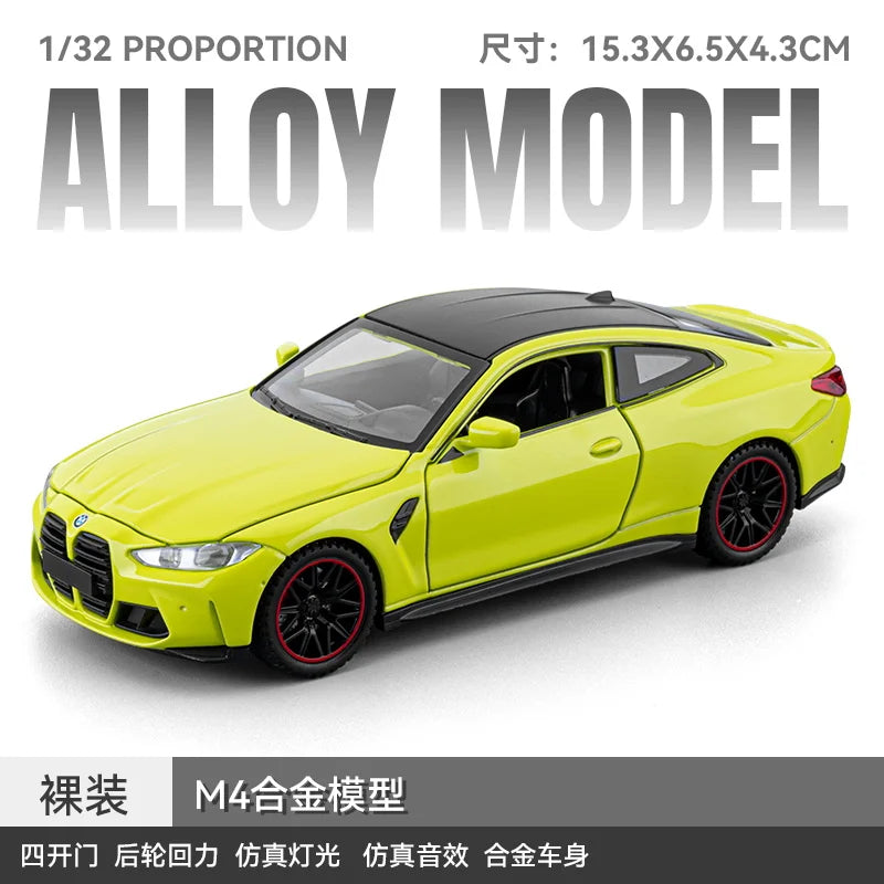 1:32 BMW M4 Coupe X5 XM X3M SUV M8 Supercar Alloy Metal Diecast Model