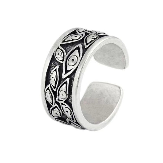 Retro evil Eyes Ring