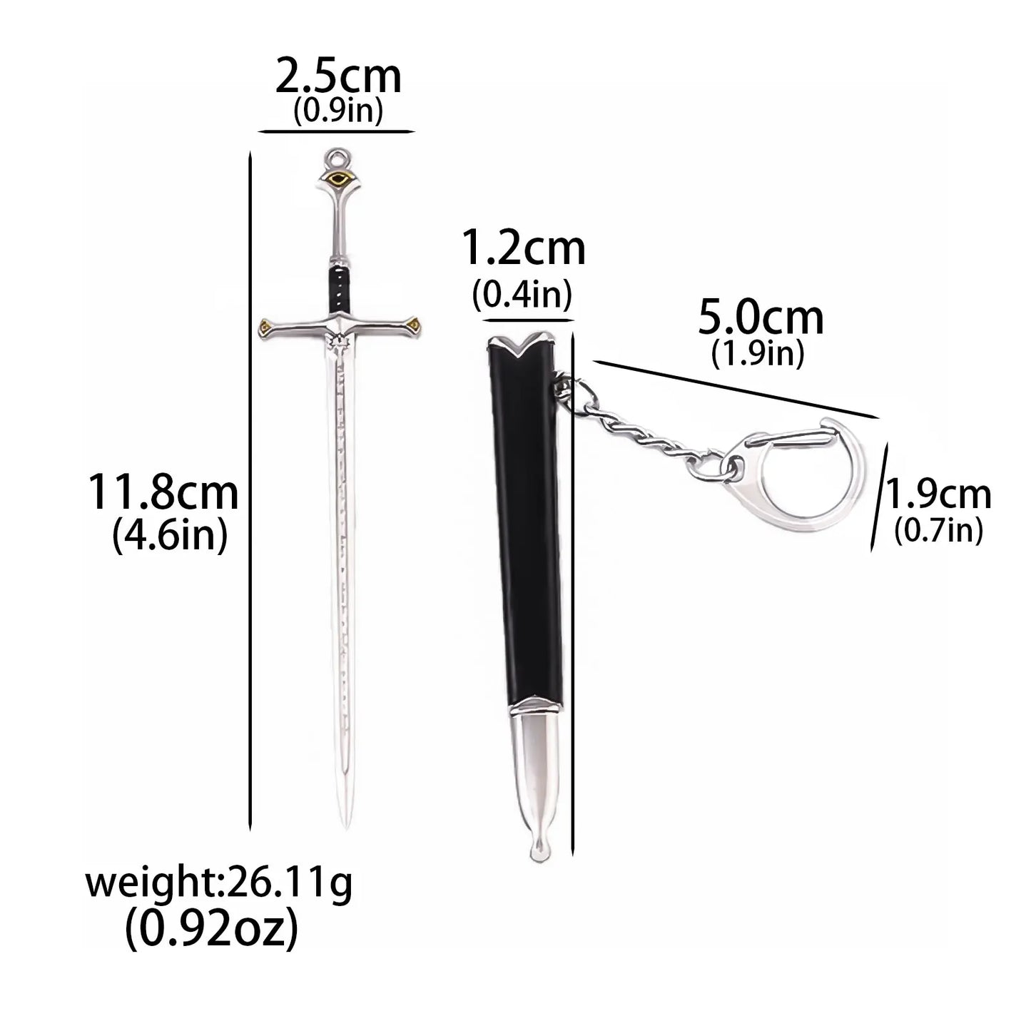 Sword The Lord Of The Rings Keychains