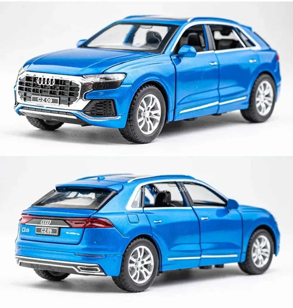 Scale 1:24 RS7 Electroplating Q8 Sports Car Model