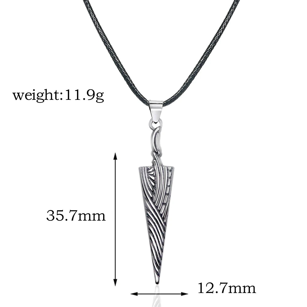 Game Hollow Knight Bone Nail Logo Keychain
