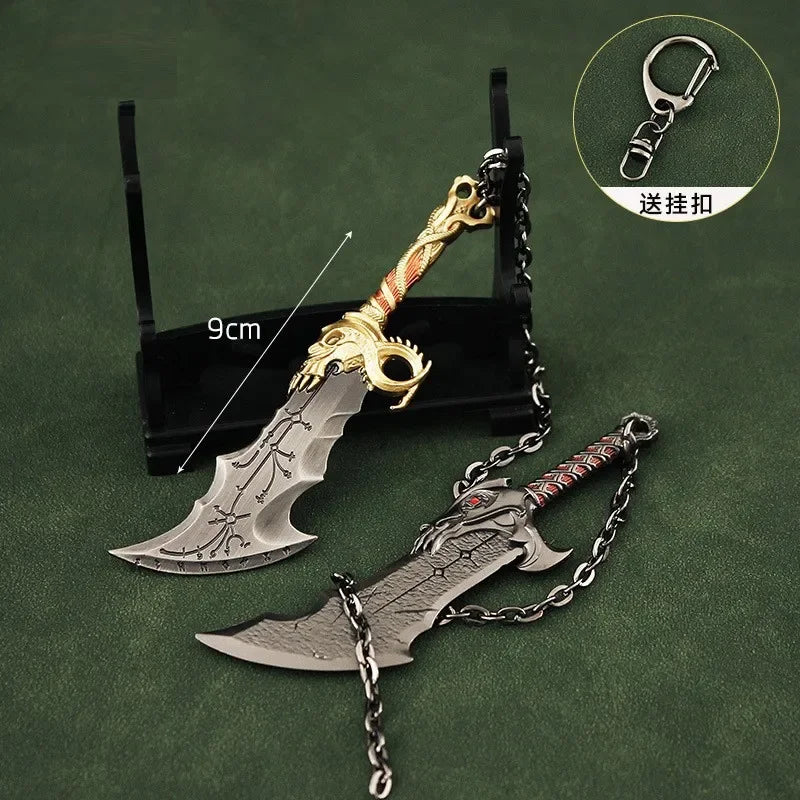 Blades of Chaos 9 cm keychain
