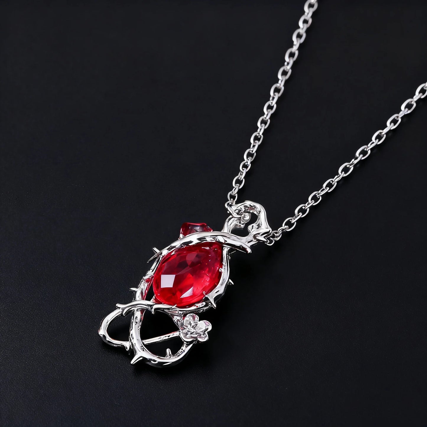 Gothic Rose Thorn Necklace