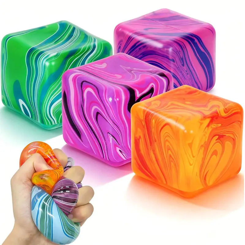 Soft and Glutinous Sensory Stress-relief Toy Cube