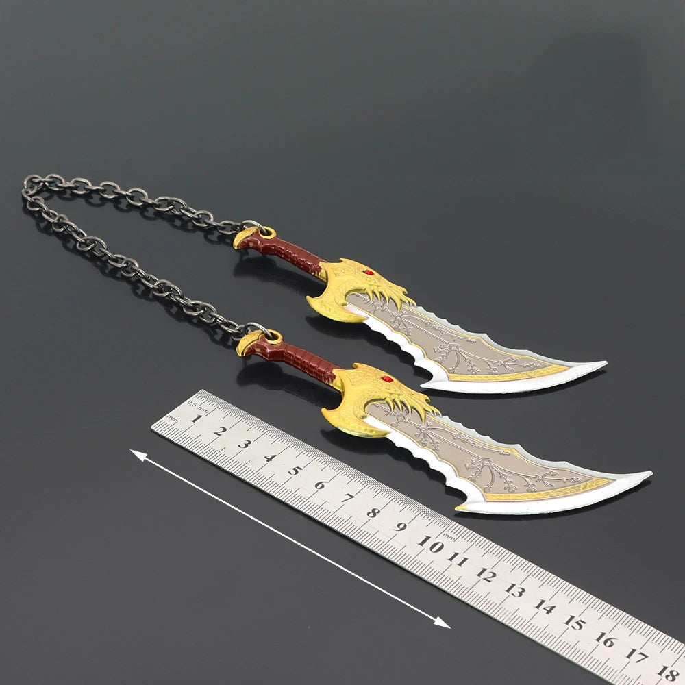 Chaos Double Blade Keychain