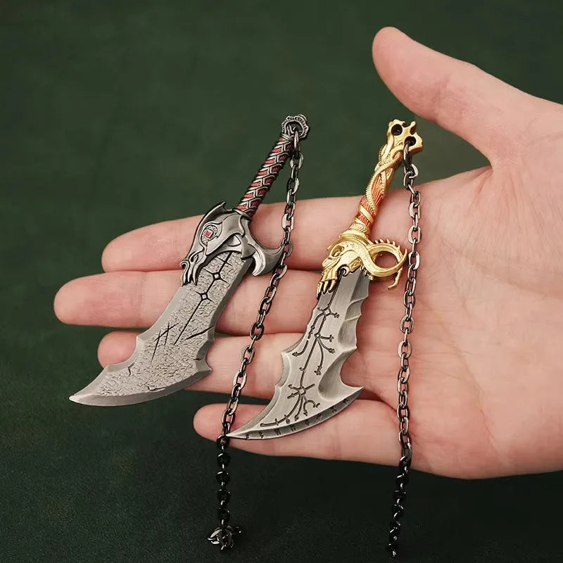 Blades of Chaos 9 cm keychain