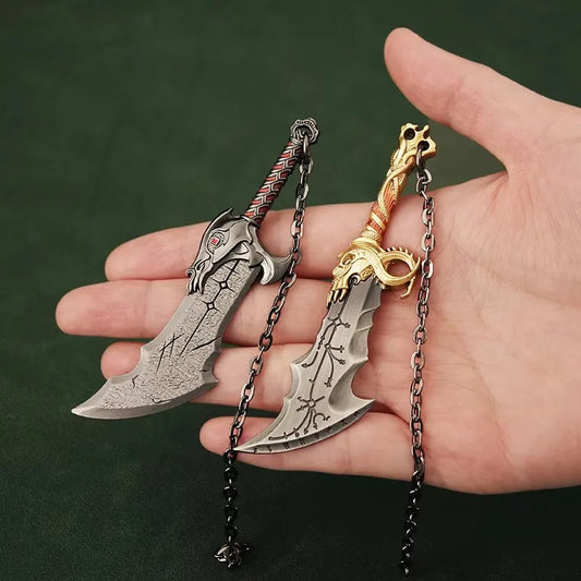 Blades of Chaos 9 cm keychain